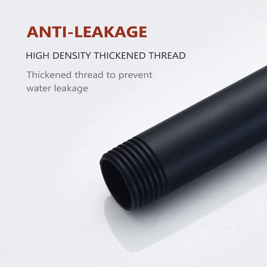 Roll over image to zoom in Celling Mounted Extention Shower Arm (Sold with Shower Arm Flange) Replacement for Delta U4996-BL 3-inch, Matte Black Roll over image to zoom in Celling Mounted Extention Shower Arm (Sold with Shower Arm Flange) Replacement for Delta U4996-BL 3-inch, Matte Black
